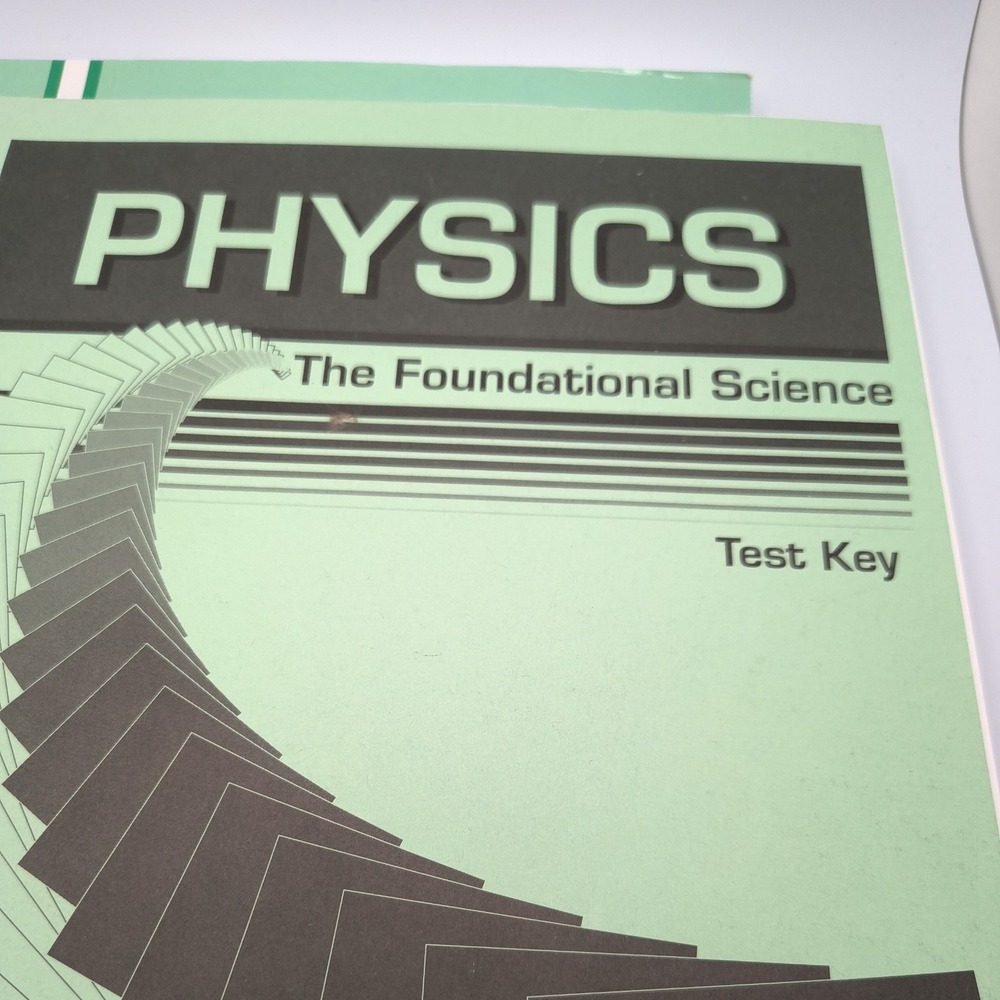 Abeka Physics: The Foundational Science Solution Key Test - Picture 3 of 10